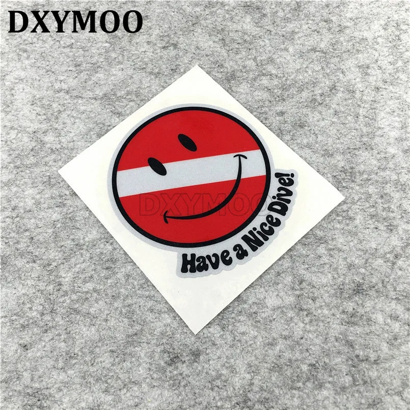 Автомобильные наклейки Smile Face с красивым погружением виниловые Стикеры для