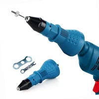 electric pull rivet conversion adapter insert nut hand power nozzle accessories electric pull nut guns riveting drill tools set