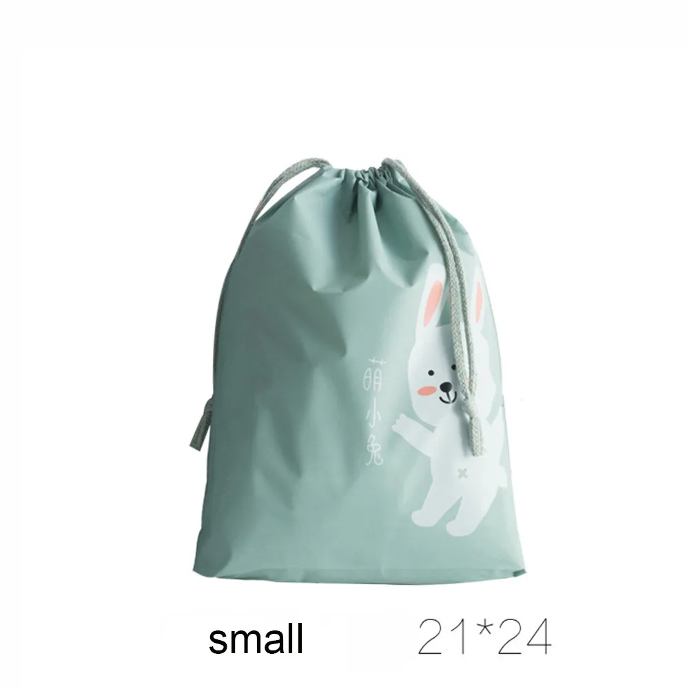 Small Сумка на шнурке, 3 размера, маленькая, средняя, большая, rugzak, Портативная сумка для хранения, с рисунком, практичная, водонепроницаемая, для хранения, на шнурке, L3 - Цвет: Small
