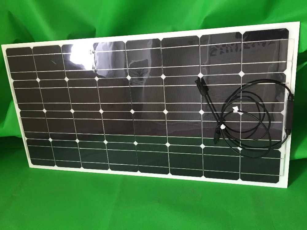 JY 18V 100W 1050MM x 540MM эффективная полугибкая солнечная панель сильная мощность