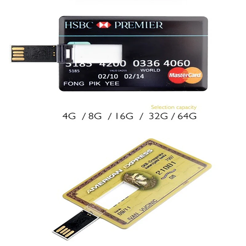 U-диск, кредитная карта, карта памяти, usb 2,0, водонепроницаемая, usb флеш-накопитель, 128 ГБ, флешка, 64 ГБ, 16 ГБ, 8 ГБ, 4 Гб, 32 ГБ, ручка-накопитель
