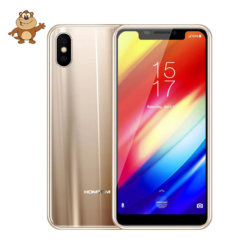 Оригинальный HOMTOM H10 5 85 дюймов Android 8 1 4 Гб + 64 ГБ мобильный телефон отпечаток пальца