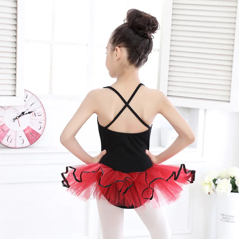 Free shipping Summer children's dancers gilr's camisole performance sling ballet dance leotard tutu dress costume JQ-278 |