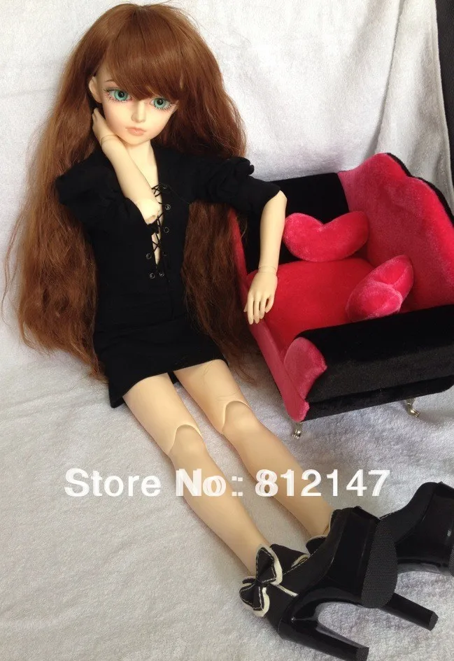 Бесплатная доставка 1/3 (58 см) BJD кукла (включая глаза парики и макияж) Женская |