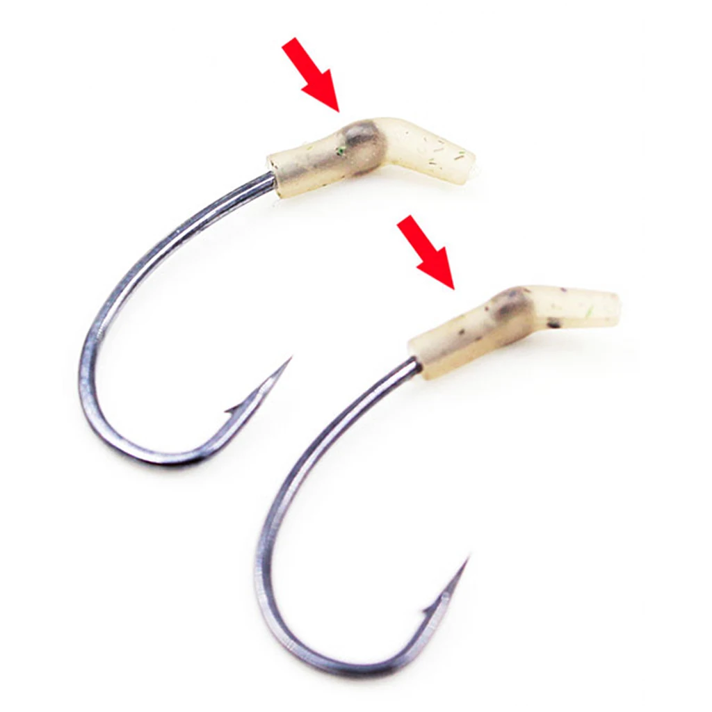 

30Pcs 11mm TPR Hook Aligners Carp Fishing Line Aligner Hair Rigs Terminal Tackle Durable Outdoor Fishing Accessaries