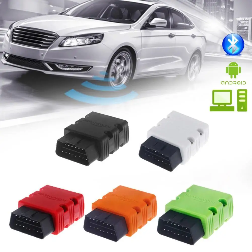 5 цветов Мини ELM327 OBD2 Bluetooth автомобильный диагностический инструмент Konnwei KW902 ELM 327