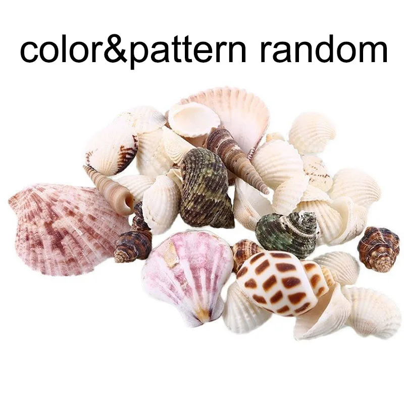 100 г новые смешанные пляжные морские ракушки аквариумные рыбки украшение для
