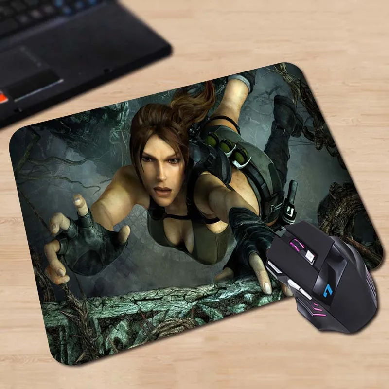 Коврик для мыши Babaite tomb raider underworld с lara croft прямоугольник противоскользящий
