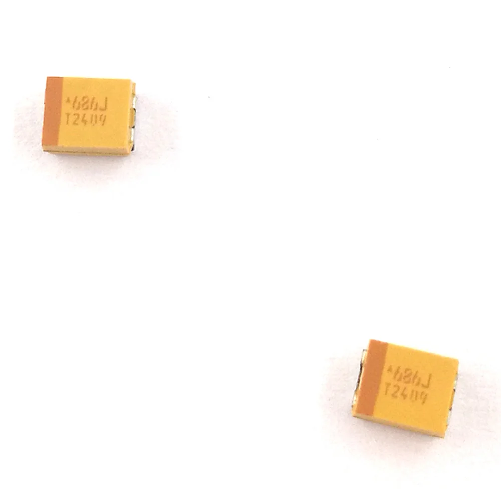MCIGICM 20 шт. B 3528 68 мкФ 6 3 V SMD Танталовый конденсатор | Электронные компоненты и