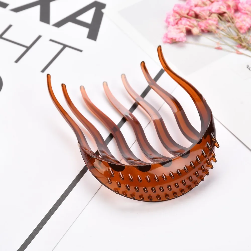 1 шт. накладки для конского хвоста заколки волос объемная Свадебная расческа