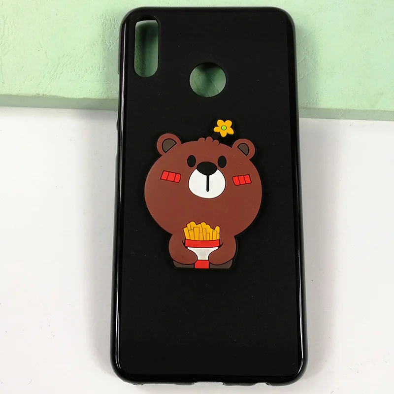 Soft Tpu Phone Case For Huawei Honor 8X Cases Honor8X Full Cover Diy Bear Rabbit Silicon Fundas Sheer |