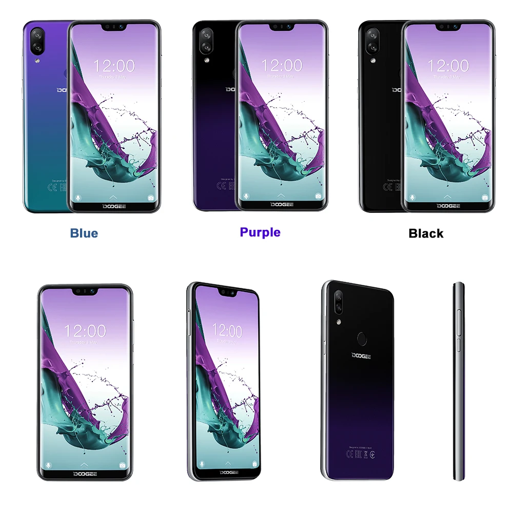 DOOGEE N10 мобильный телефон 16.0MP фронтальная камера 3360 мАч Android 8 1 4 Восьмиядерный 3 Гб