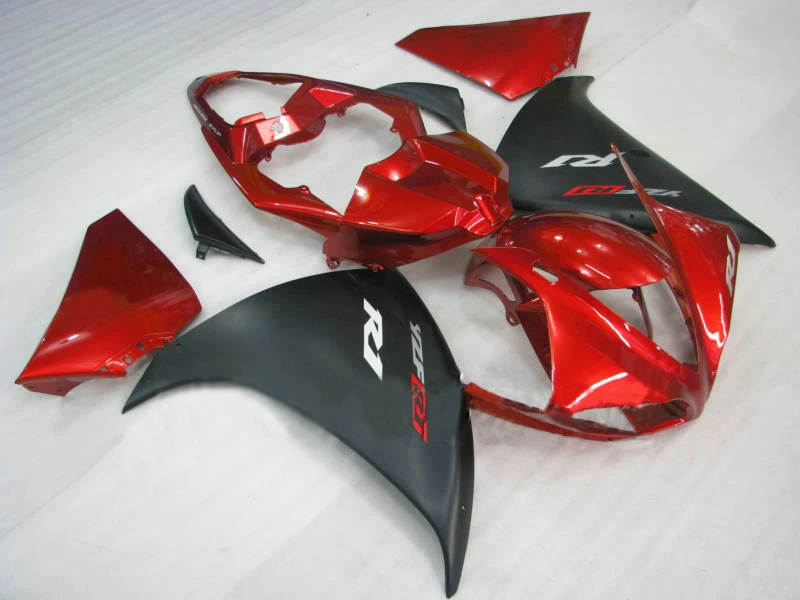 Мотоцикл обтекатель комплект для YAMAHA YZFR1 09 10 11 12 YZF R1 YZF1000 2009 2010 2012 Горячая красный