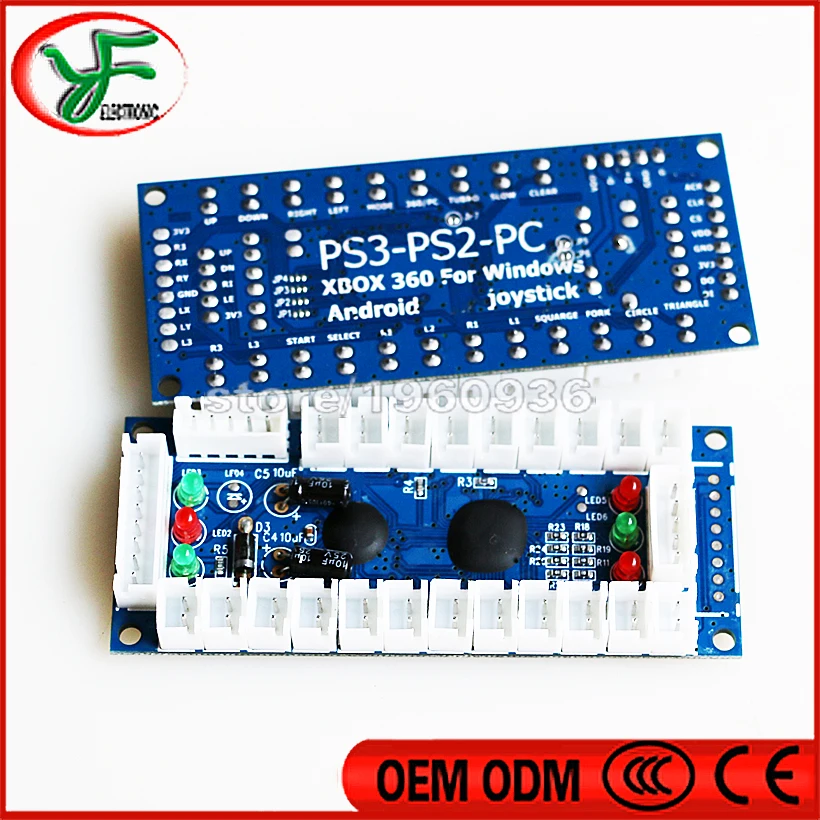 DIY аркадный маме набор для ПК/PS2/PS3 3 в 1 USB контроллер 2 копия sanwa Джойстик 20