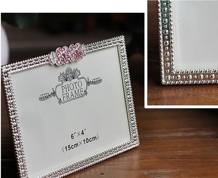 

fashion Metal Frame Photo Frames Home Decor Item Wedding Gifts Photo picture frame Birthday gift wedding decoracion XC013