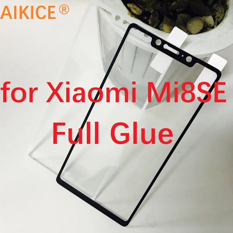 Mi8 закаленное стекло полное покрытие Защита экрана для Xiaomi Mi8SE Mi5 5C 5S Plus 4C 6 Mix2