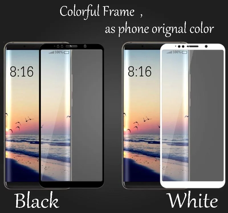 Полностью покрывающее клеем закаленное стекло для Xiaomi Mi 6X защита экрана Защитная