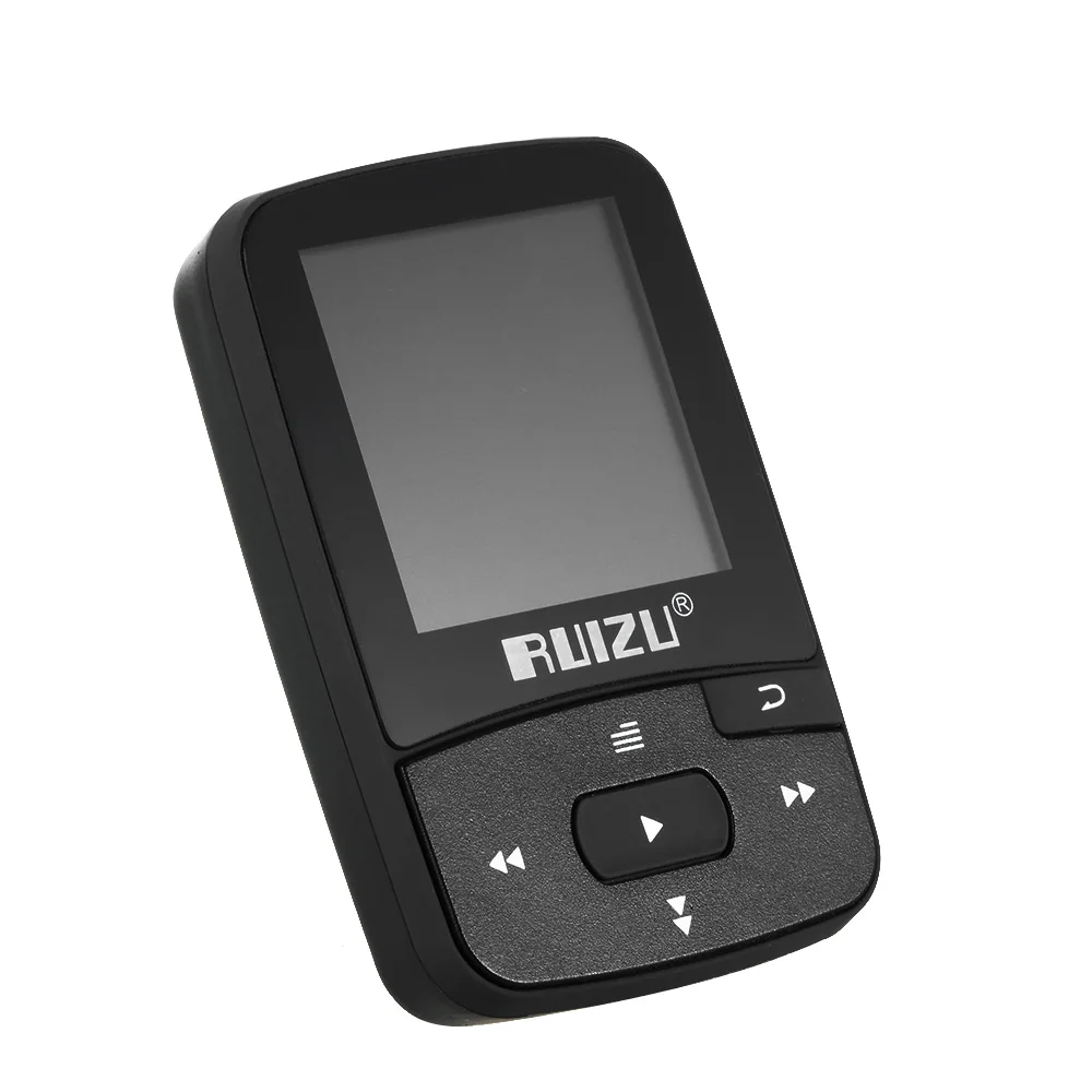 Ruizu X50 спортивный аудио мини Bluetooth Mp3 плеер Музыкальный Аудио Mp3 Mp-3 радио цифровой Hi-Fi экран Fm радио Usb 8 Гб без потерь