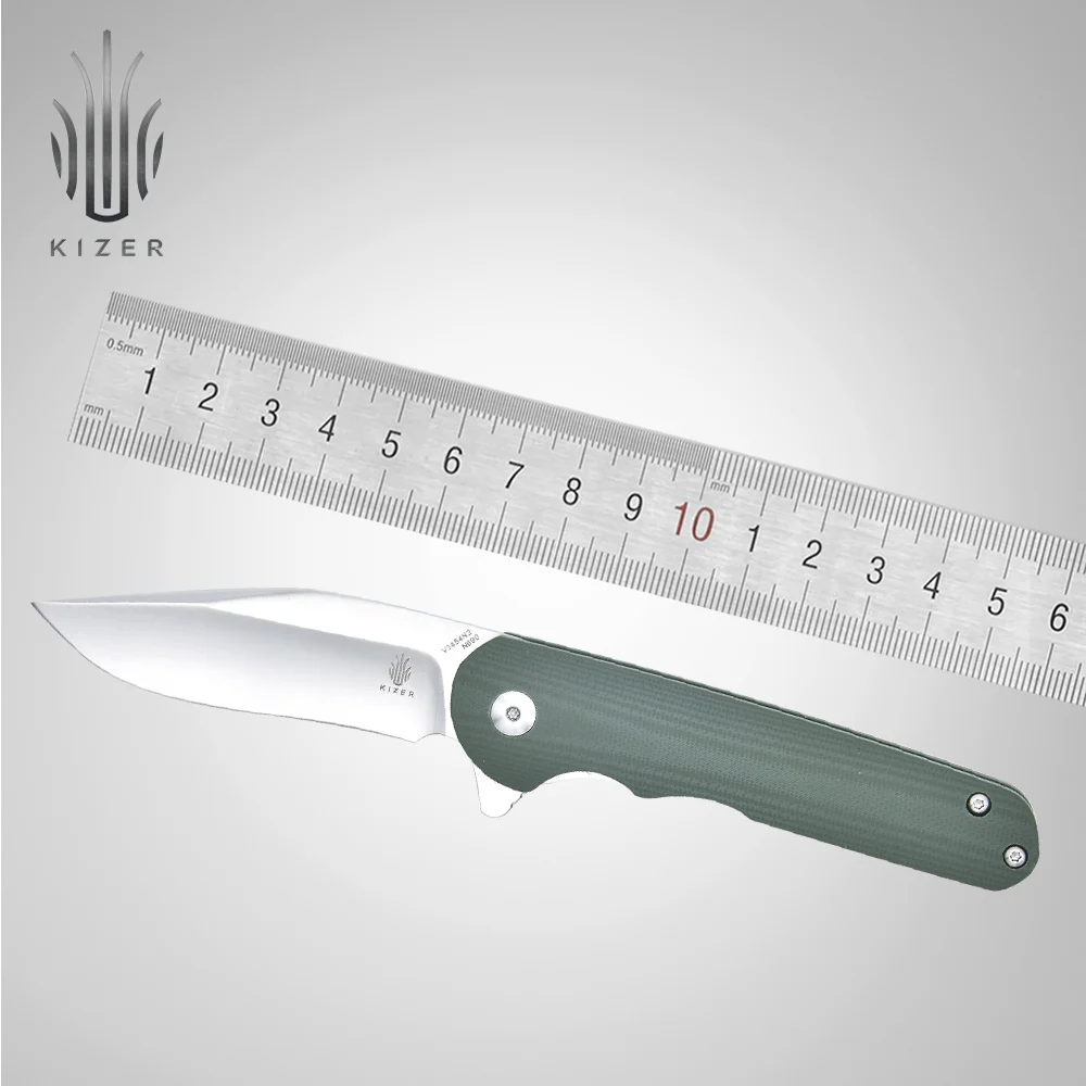 V3454N2 Складной карманный нож Kizer V3454N1/V3454N2, нож для выживания, высокопрочные инструменты для кемпинга - Цвет: V3454N2