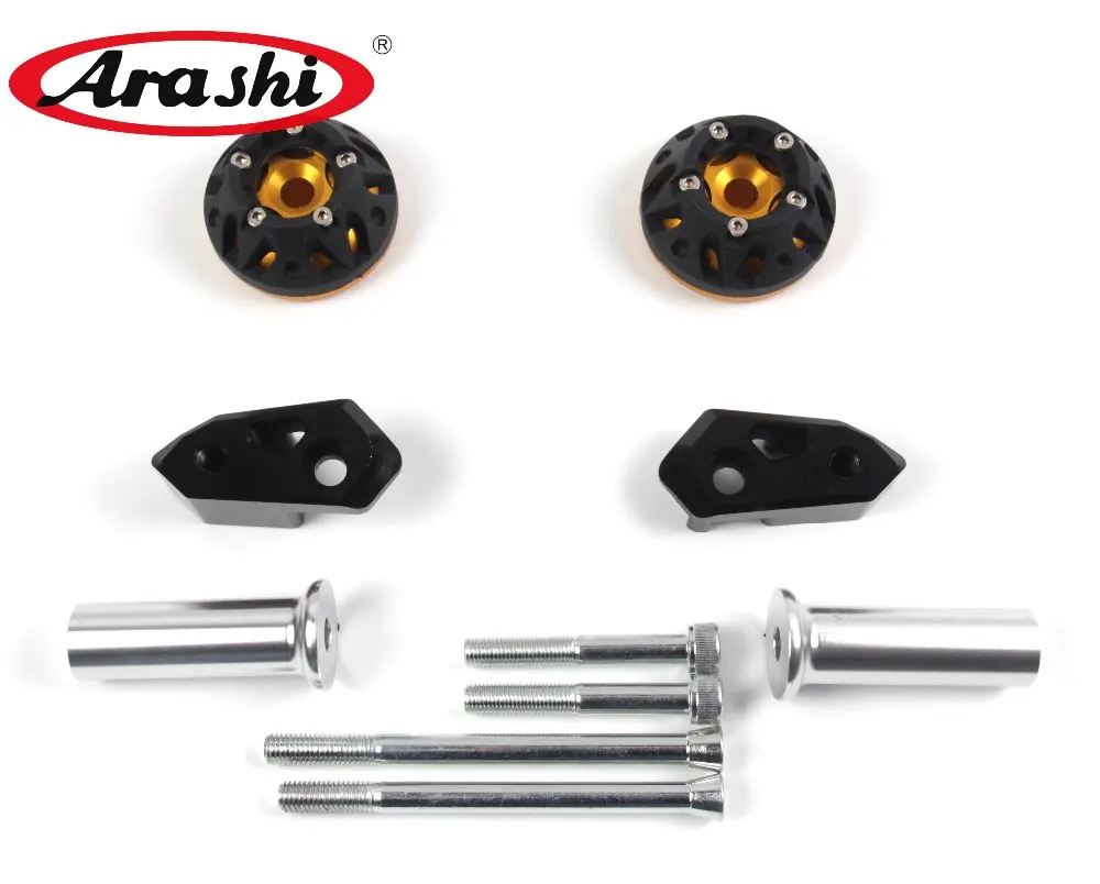 Arashi For KAWASAKI Z1000 10-16 CNC Engine Frame Sliders Guard Protector Pads Z-1000 Z 1000 2010 2011 2012 2013 2014 2015 2016