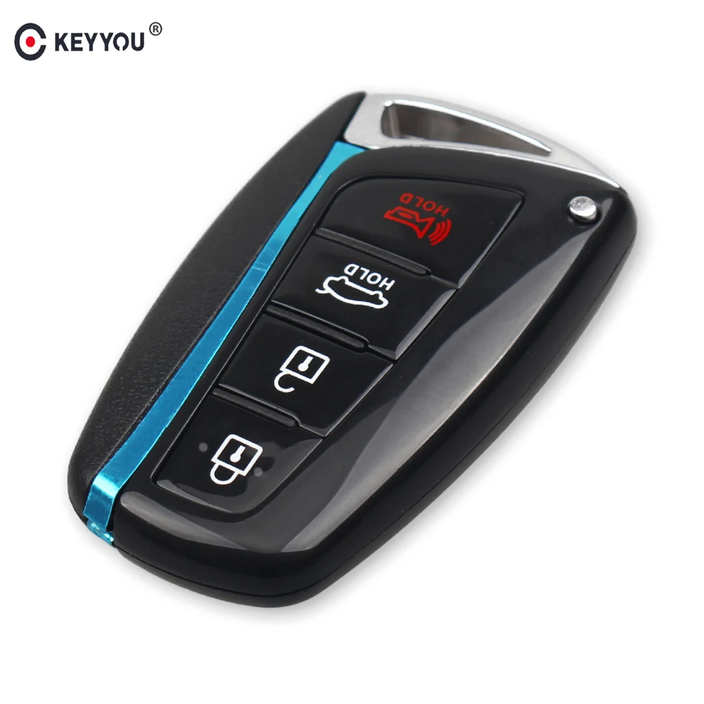 Запасной чехол KEYYOU для автомобильного ключа подходит Hyundai Genesis 2013-2015 Santa Fe Equus Azera