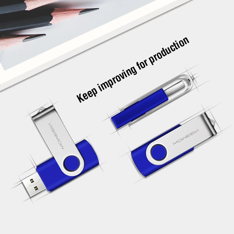 Moweek USB Flash Drive 64 Гб флэш-накопитель 32 cle флеш-накопитель 128 ГБ оперативной памяти 16