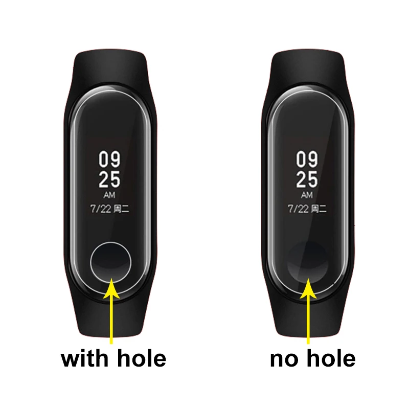 Защитная пленка для экрана mi Band 3 Xiaomi band мягкое не закаленное