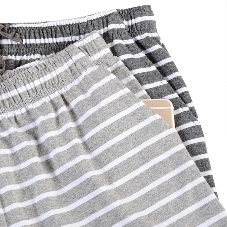 L-5xl Weight 40-100kg Plus Size  Lounge Pants Men Cotton Pajamas Pants Men 21049