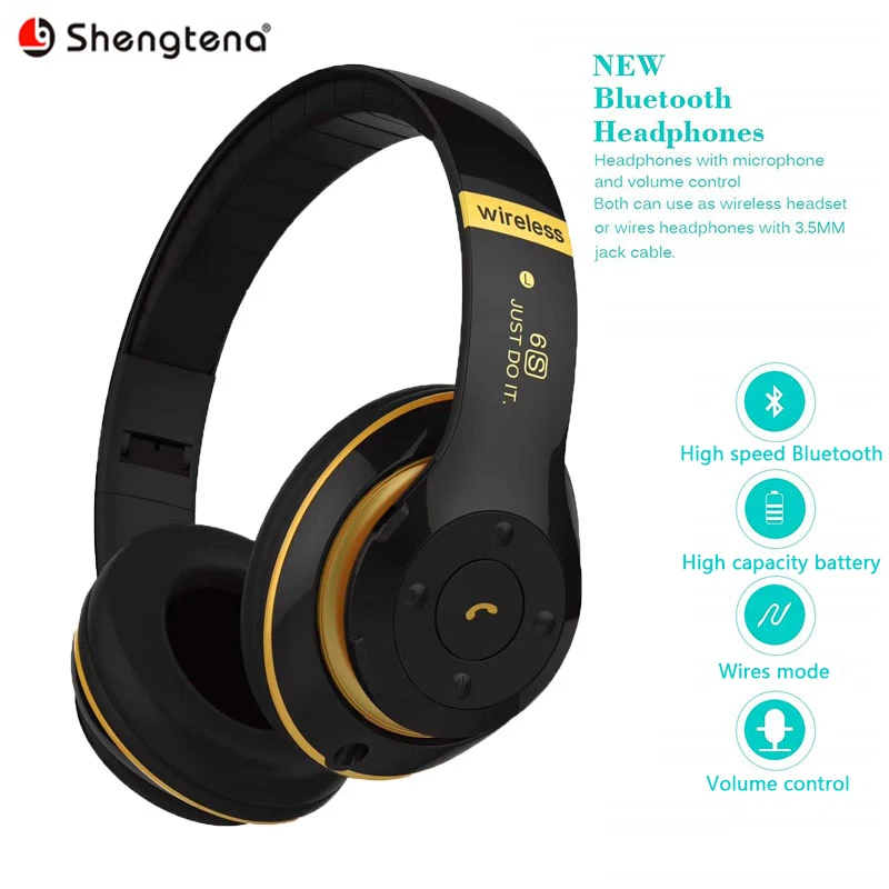 Shengtena беспроводная Bluetooth гарнитура портативные наушники с микрофоном STN V30 для