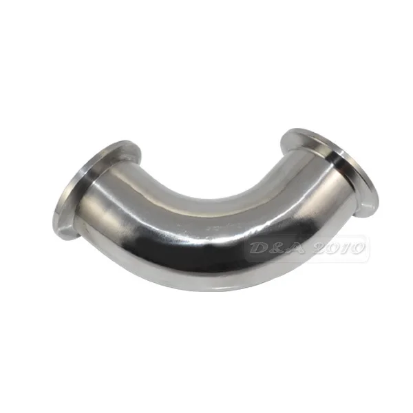 Высокая Quality38MM 1 1/2 &quot1 5&quot санитарно локоть 90 градусов трубы фитинги Tri Зажим
