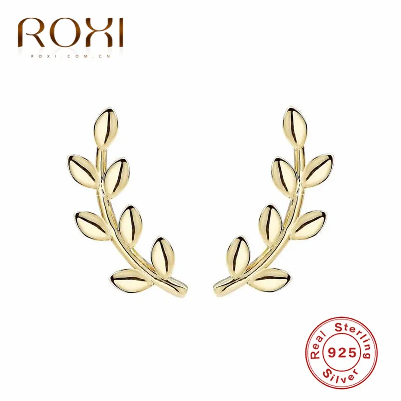 Серьги ROXI в форме листа свадебные украшения стиле бохо корейские трендовые