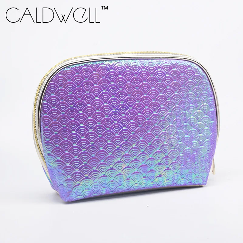 50 Pcs CALDWELL Laser Fish Scale Cosmetic Bag Hand-held Shell Organization Storage | Багаж и сумки