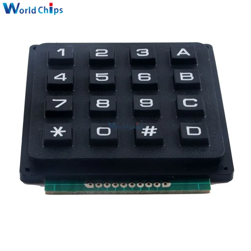 Матричный модуль клавиатуры 4x4 используется ключ PIC AVR Stamp Sml 4*4 пластиковый