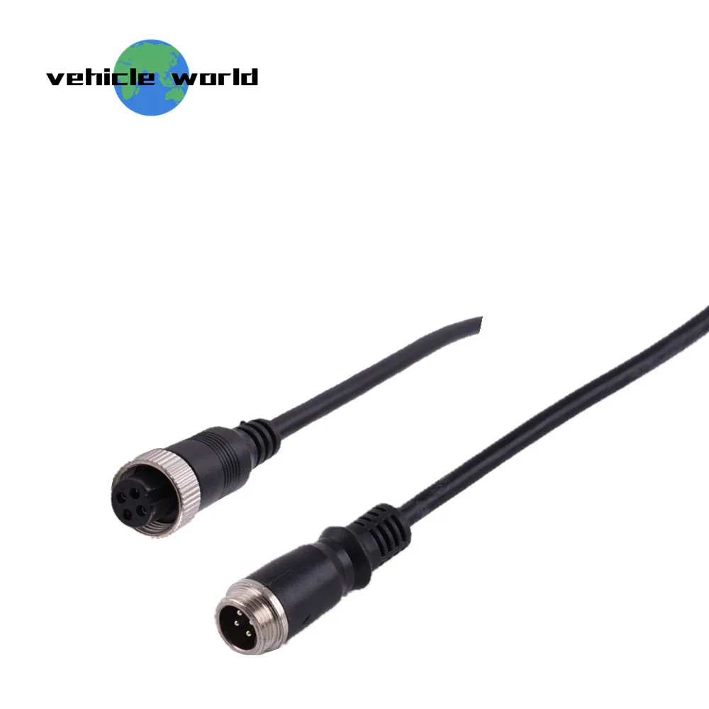 Автомобильная запасная камера заднего вида 5 метров удлинитель с 4-контактным