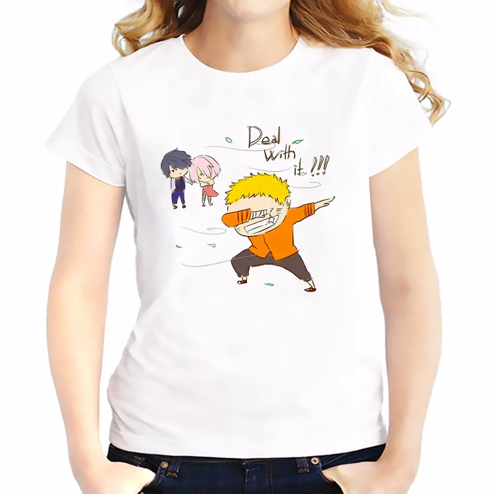 Забавные футболки Dabbing Shinobi ниндзя женская летняя новая Повседневная белая