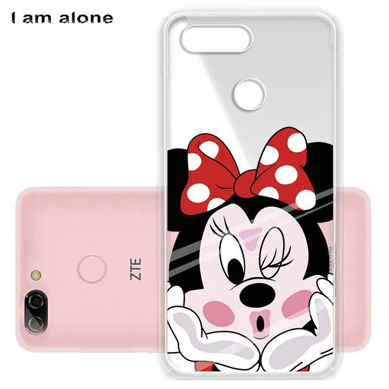 Solf TPU BT5 Чехлы для телефонов I am alone для zte Blade V9 Vita, 5,45 дюймов, мягкие сумки из ТПУ, Модный милый мобильный телефон для zte V9 Vita - Цвет: Solf TPU BT5