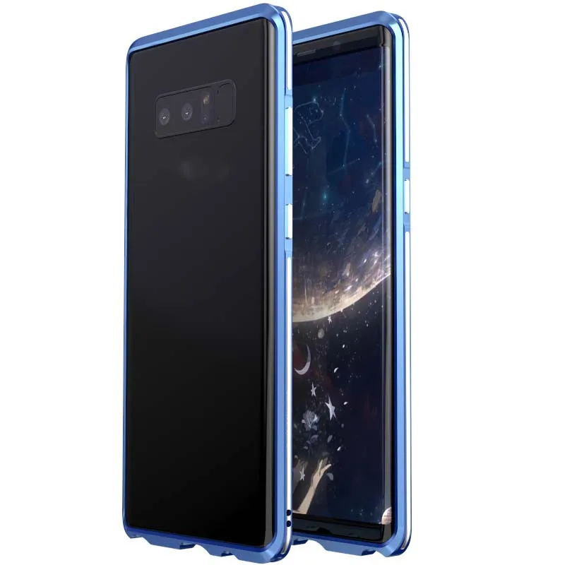 Luphie Телефонные Чехлы для Samsung Galaxy Note 8 Роскошный тонкий металлический Алюминий