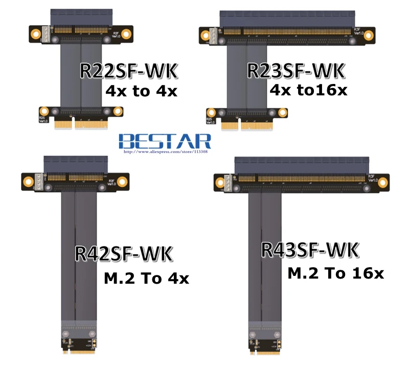 BTM новая майнинговая графическая карта Удлинительный кабель PCI-E PCIe 3 0 16x до M2