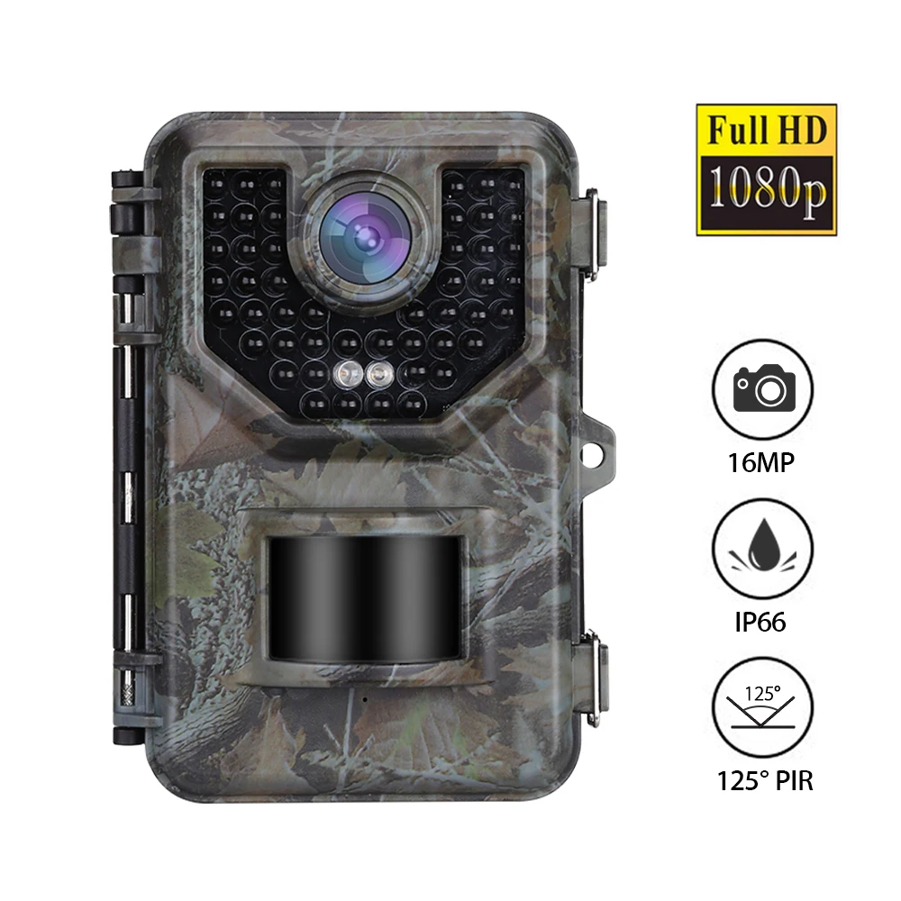 Охотничья камера E2 Trail 16 МП 1080P 48 светодиодов водонепроницаемая угол обзора 120