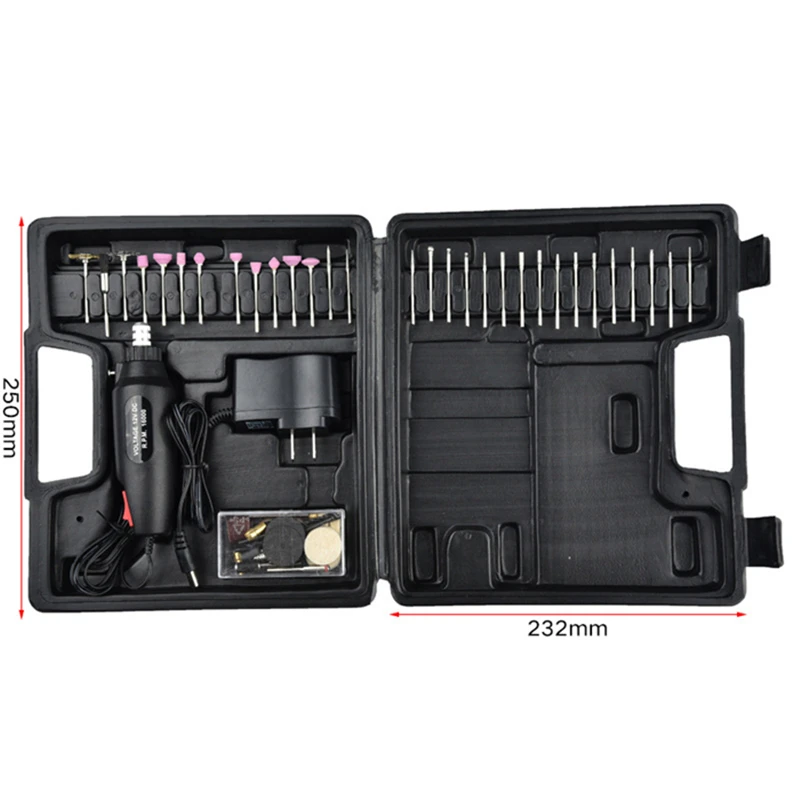 

Hot DC 12V 60pcs accessories mini electric grinder micro small electric drill electric grinder polishing BS Plug&GS Adaptor