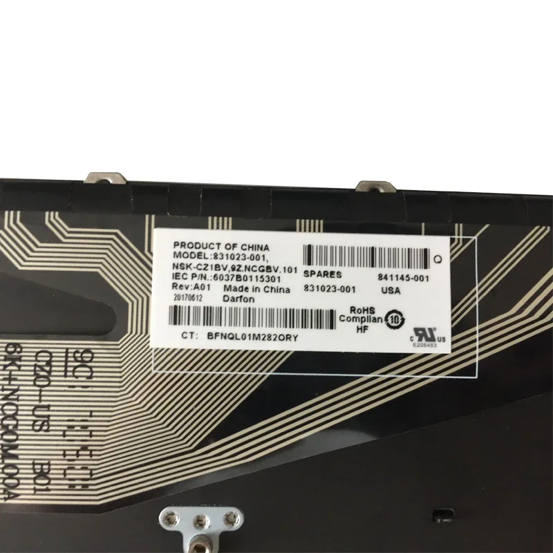 Новинка для HP Probook 650 G2 655 US черная клавиатура ноутбука с подсветкой указкой