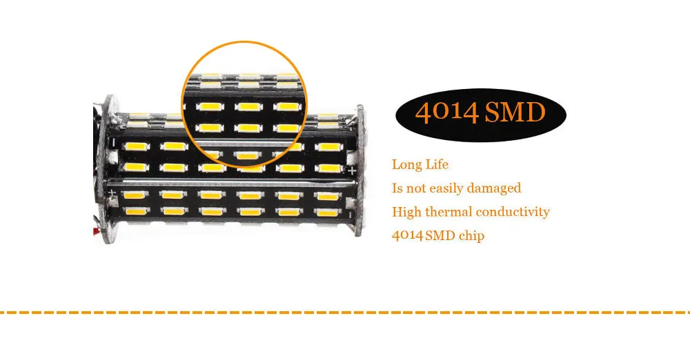 Светодиодный лампы E27 E14 SMD 4014 Lamparas Светодиодная лампа 36 72 96 138 светодиодный s лампада светодиодный светильник 110 В ампулы свечи Luz более яркий B22 220V