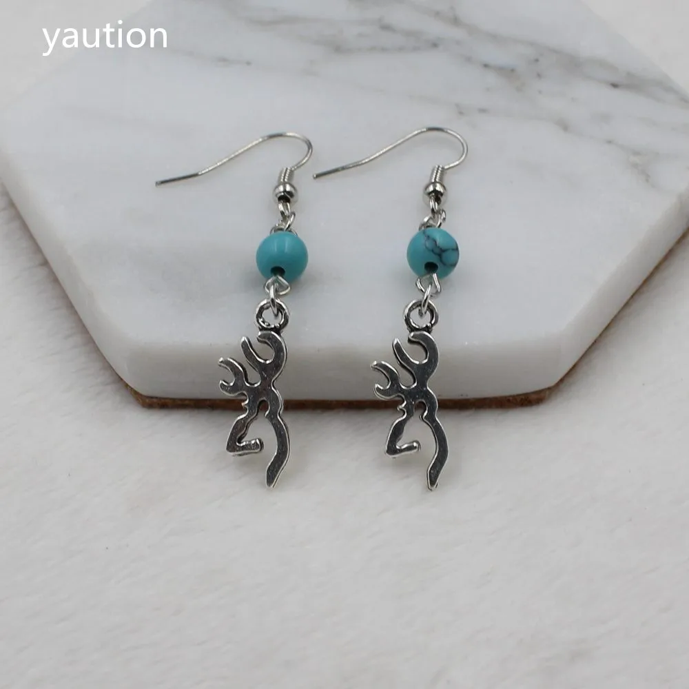Серьги подвески YAUTION Buck яркие ювелирные изделия сельская девушка охота