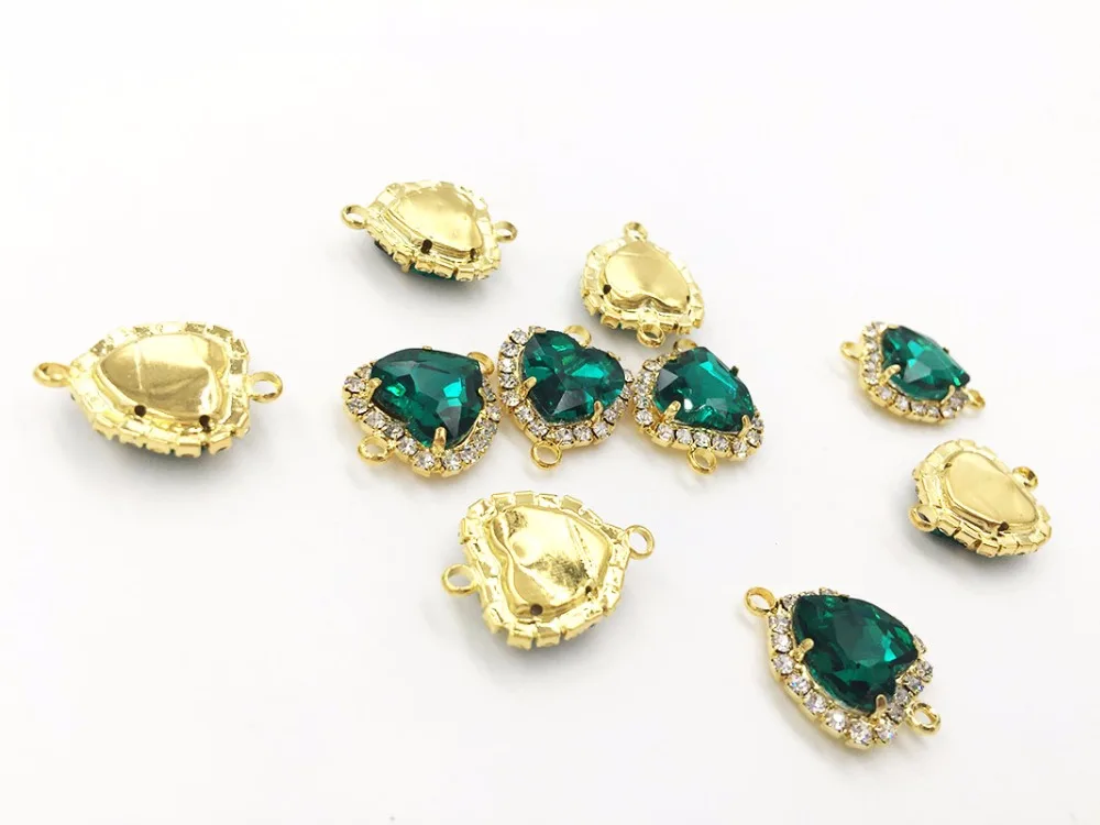 Диаметром 12 мм оформление из Малахита Золотая основа двойная петля Хрустальная