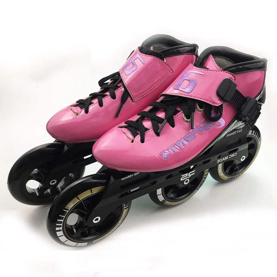 Углеродистая стекловолокна роликовые коньки для детей мужчин женщин гоночных