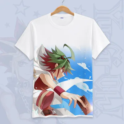 Ю-Ги-ой! Yu Gi Oh Косплей летние футболки унисекс с короткими рукавами мультфильм футболки Топы больших размеров - Цвет: 10