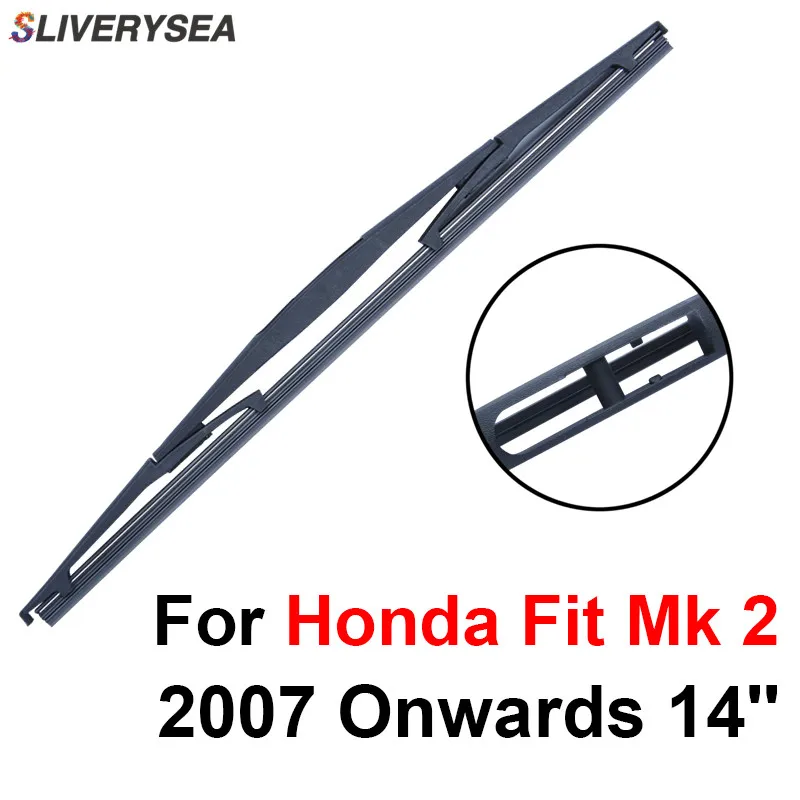 SLIVERYSEA Задняя щетка стеклоочистителя Без Рычага для Honda Fit Mk 2 2007 года 14 'Ƌ дверей