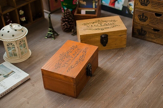 1 шт. старый деревянный ящик для продуктов Ретро хранения деревянных ящиков