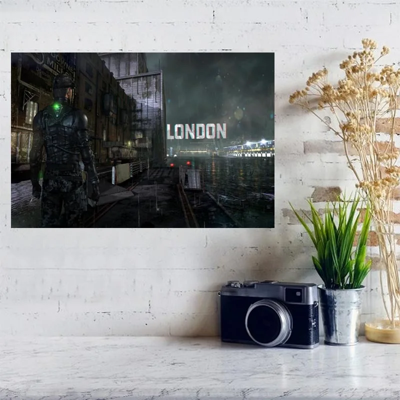 Изготовленный На Заказ Тома Клэнси Splinter Cell Blacklist шелк светильник Холст дома номер