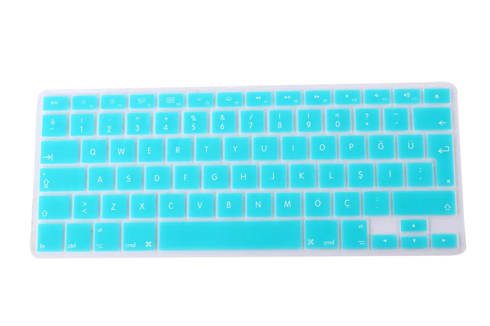 Чехол для клавиатуры ноутбука для macbook air 13 pro 15 дюймов A1466 A1502 A1278 A1398 ЕС кремния Турция клавиатура с подсветкой крышка защитная пленка